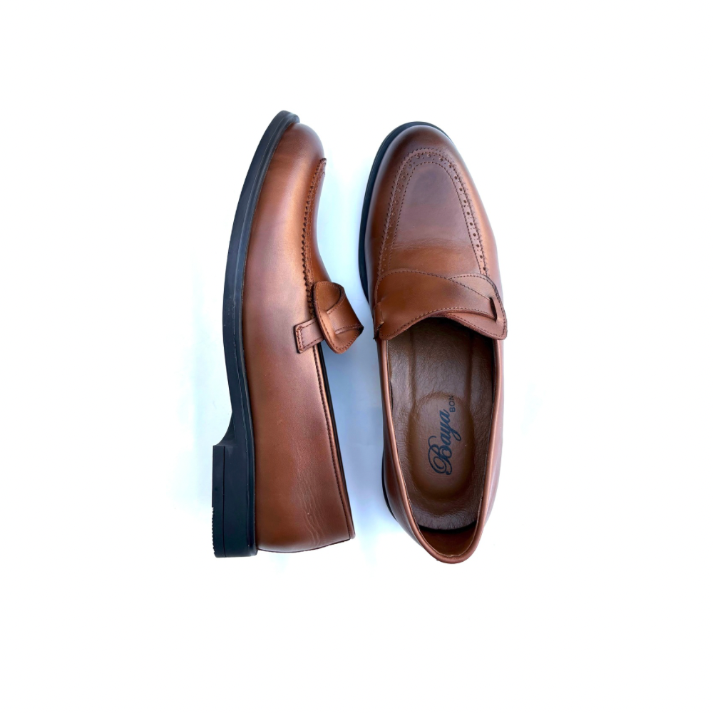 Mocassins Butterfly – Noir / Tabac