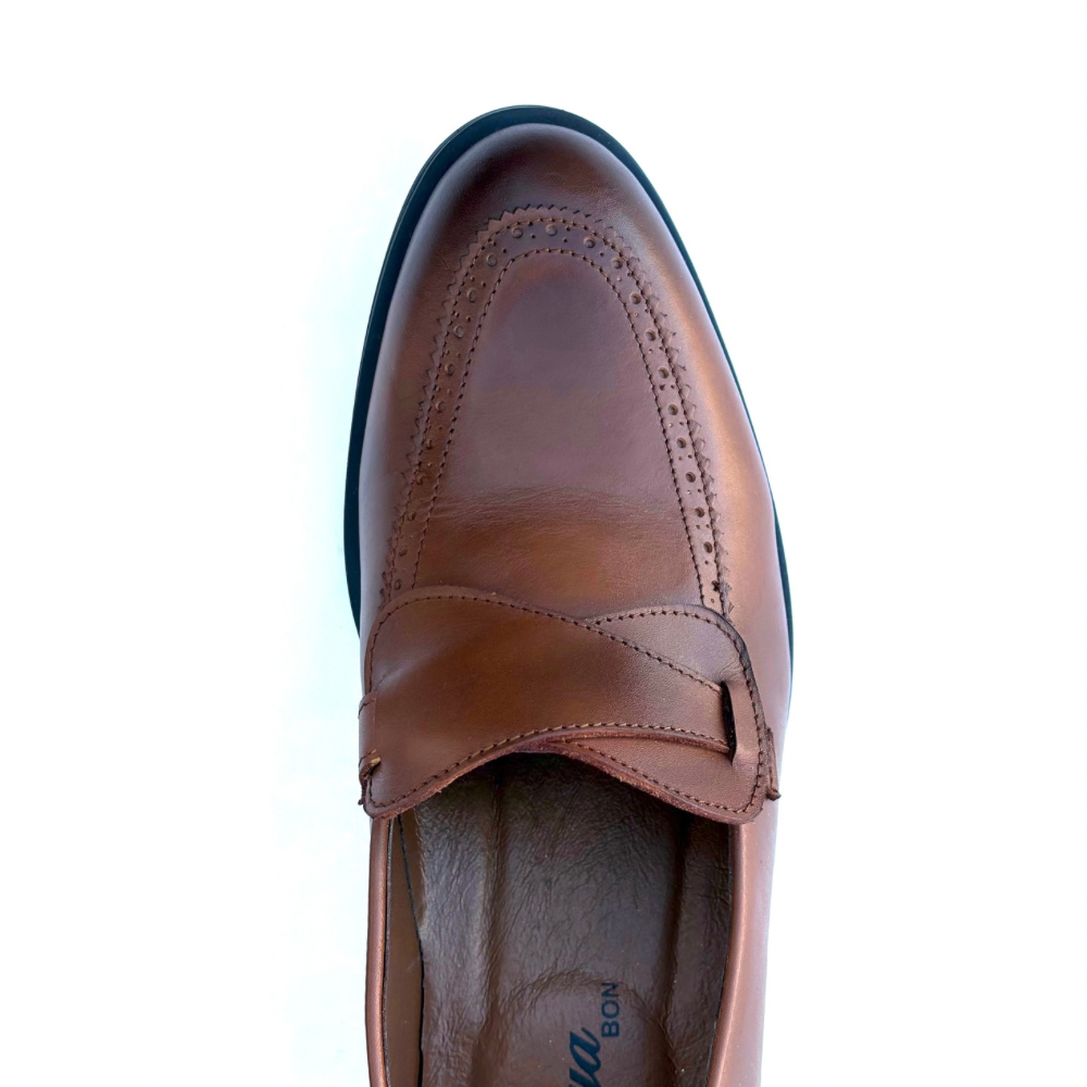 Mocassins Butterfly – Noir / Tabac